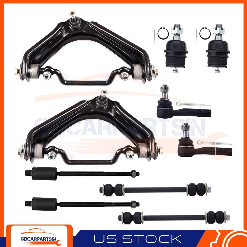 10Pcs Suspension Control Arm Ball Joints Tie Rod Kit for 2002-2005 Ford Explorer