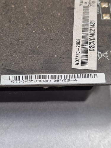 ASUS Radeon HD7770-2GD5 2GB GDDR5 GPU – Used, Working, Dusty, No Box - Picture 7 of 8