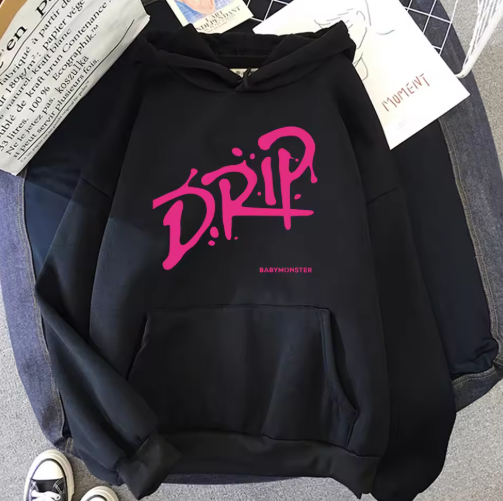BabyMonster Drip Hoodie Sweatshirt Fan Merch for Monstiez Concert