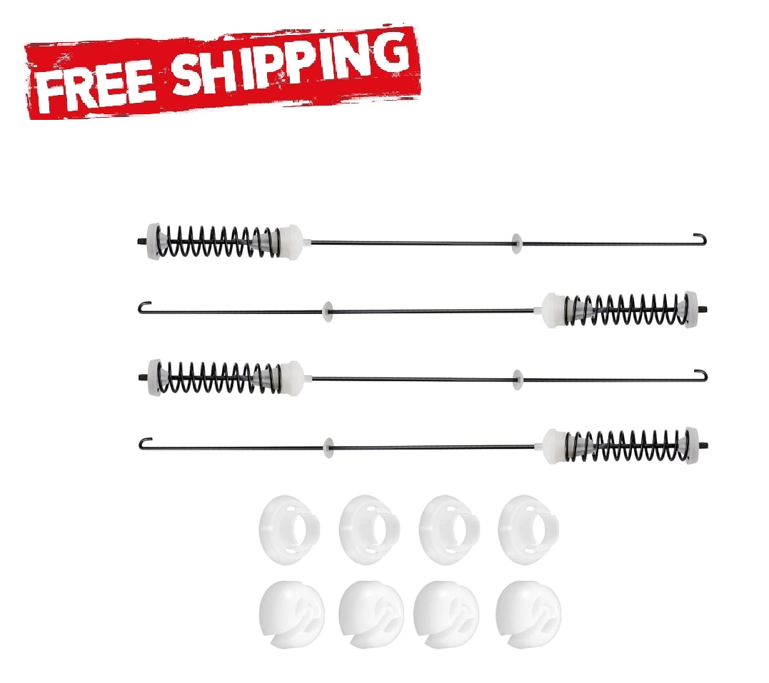 4Pcs Washer Suspension Rod Kit For Amana WTW4816FW1 WTW4816FW2 Washer
