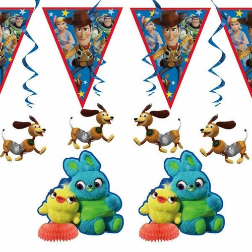 2PK Toy Story 4 Birthday Party Decoration & Photo Booth Kit Backdrop/Props/Décor - Picture 3 of 9