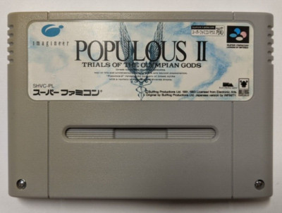 Populous II: Trials of the Olympian Gods[Nintendo Super Famicom - SHVC-PL] FADED
