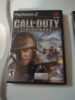 Call of Duty: Finest Hour & COD 2 Big Red One. PS2 47875807075| eBay