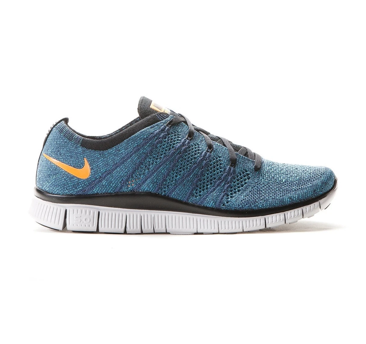 Nike Free Flyknit NSW Running Trainers Squadron Blue Size UK 9