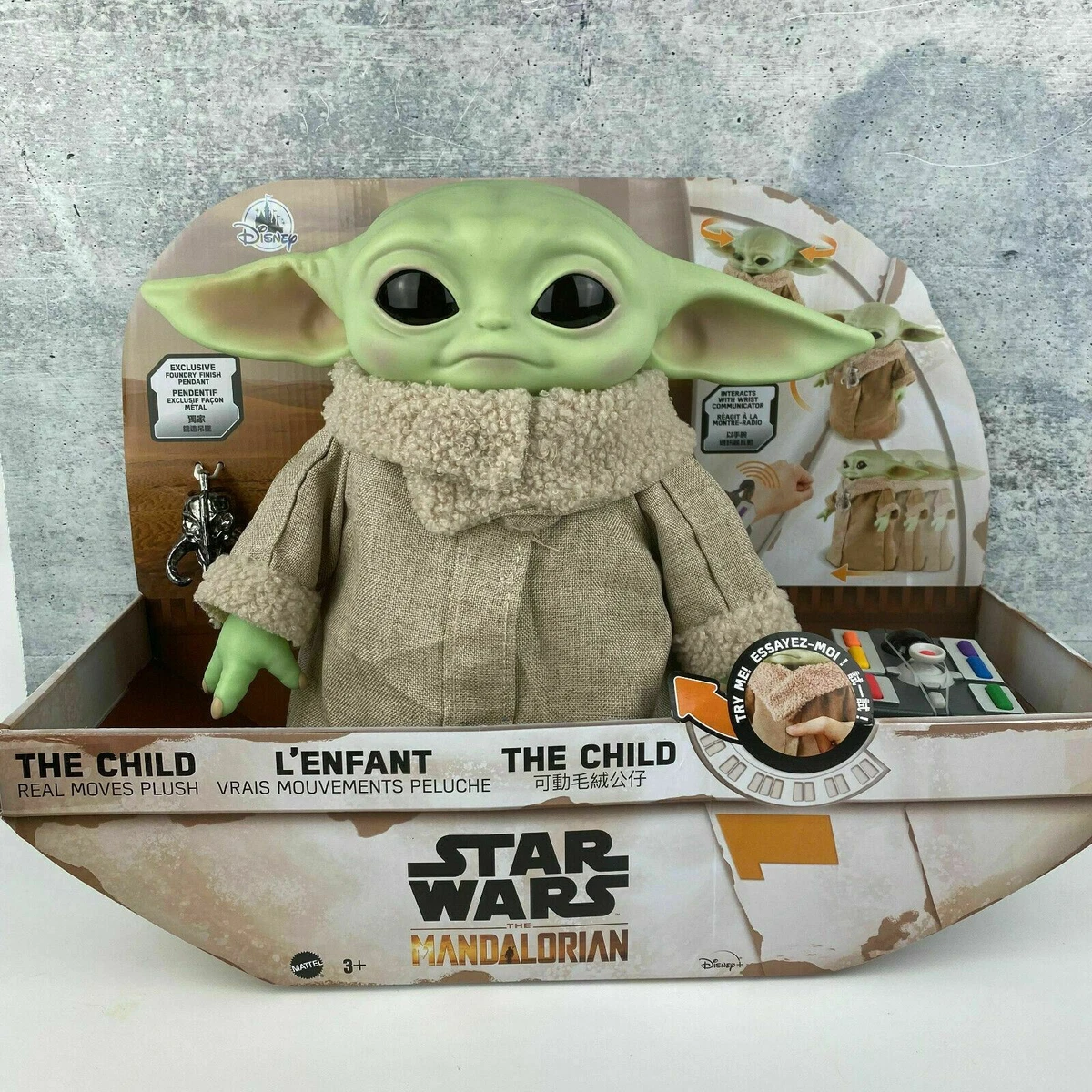 L'enfant Baby Yoda La peluche Mandalorian Star Wars