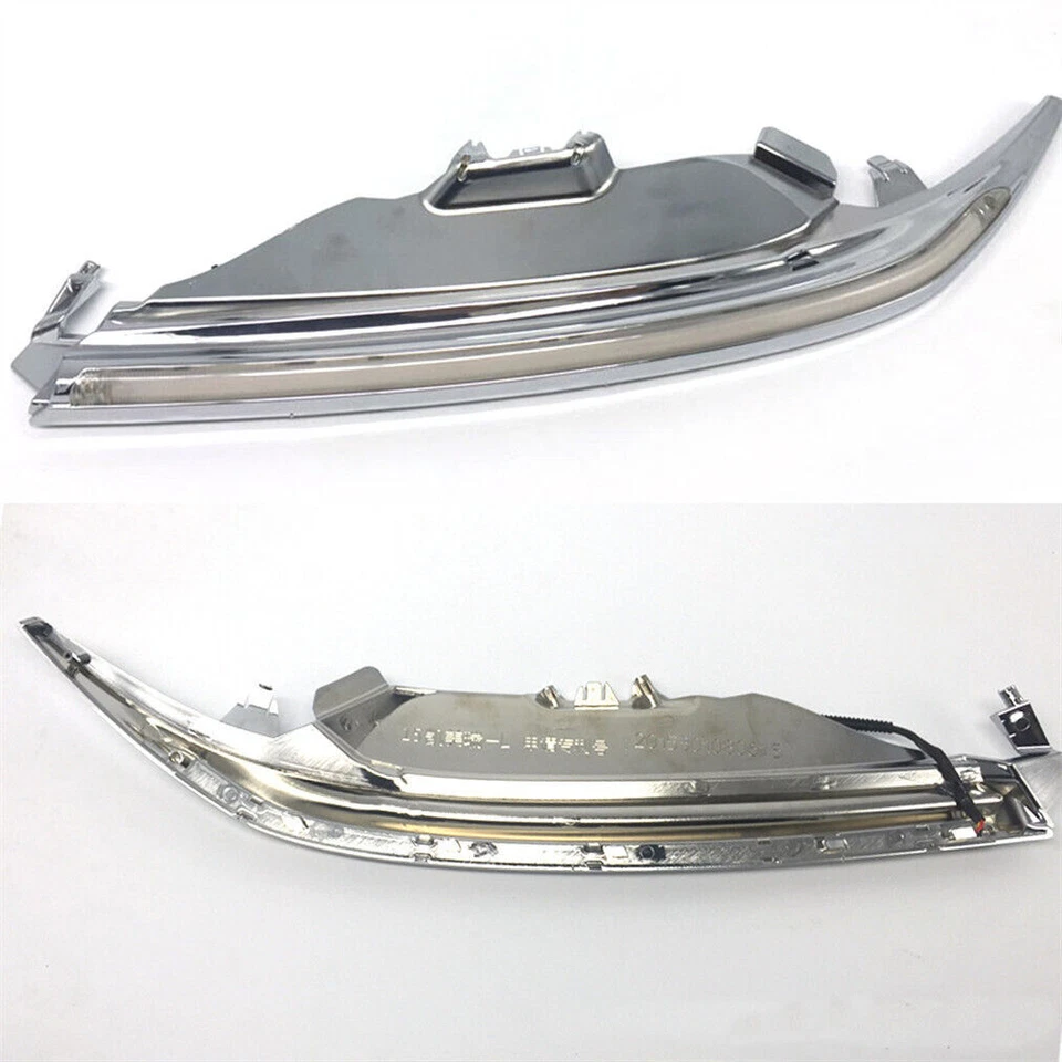 LED DRL Daytime Running Fog Light Lamps Fit For Toyota Camry 2015-2017 - Image 3 of 4