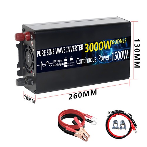 3000W-8000W 12V 24V 230V Spannungswandler Inverter Reiner Sinus-Wechselrichter - Bild 24 von 27