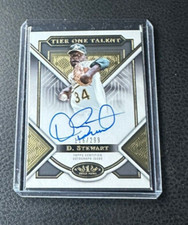 Dave Stewart 2023 Topps Tier One Talent Auto 116/299