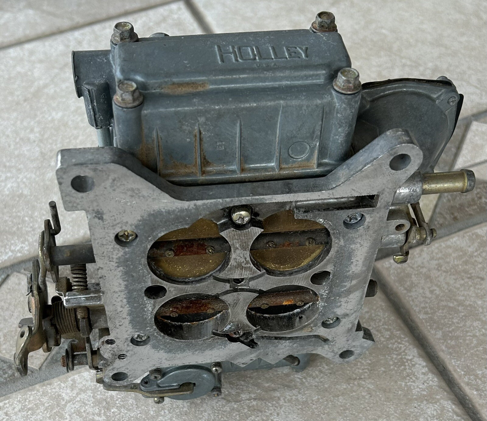 Vintage 4 Barrel Holley Carburetor eBay