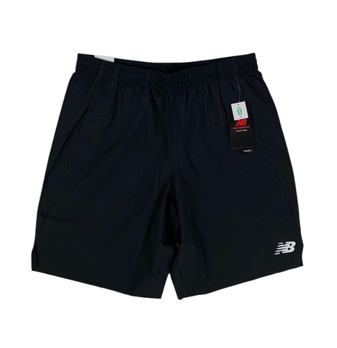 NEW New Balance Tech Training 9" Woven Gym Athletic Mens Shorts Black MS21035-BK