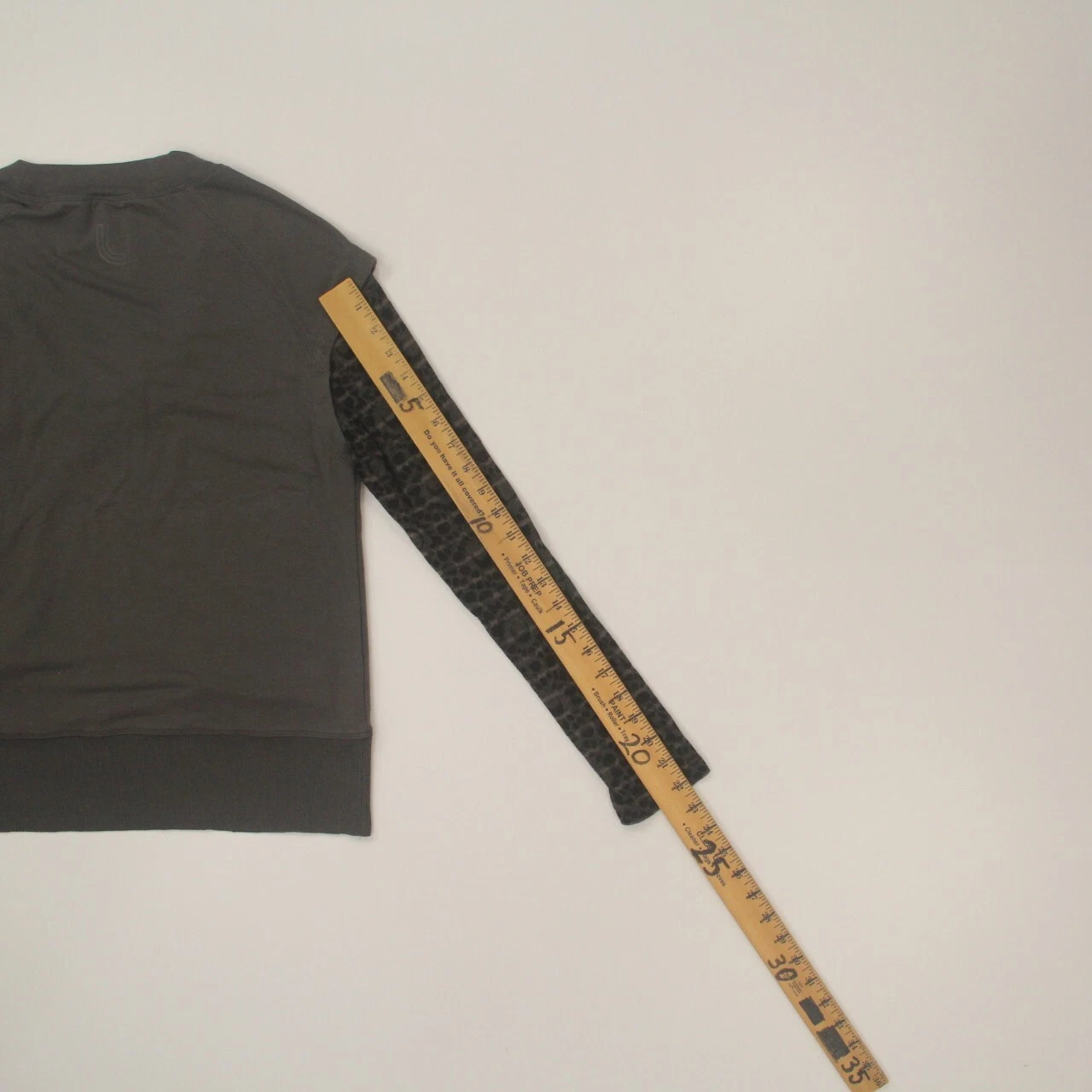 lole mix-media workout activewear casual long sleeve shirt