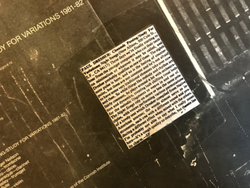 PAUL DRESHER: Nachtlieder / Kanäle passieren NEW ALBION LP 1984 Original Avant PROMO - Bild 5 von 6