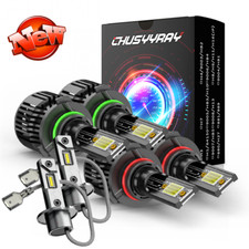 For Chevy Tahoe 1995-1999 Combo Led Headlight Highlow Fog Light 6000k White For Chevy Tahoe 1995-1999 Combo Led Headlight Highlow Fog Light 6000k White