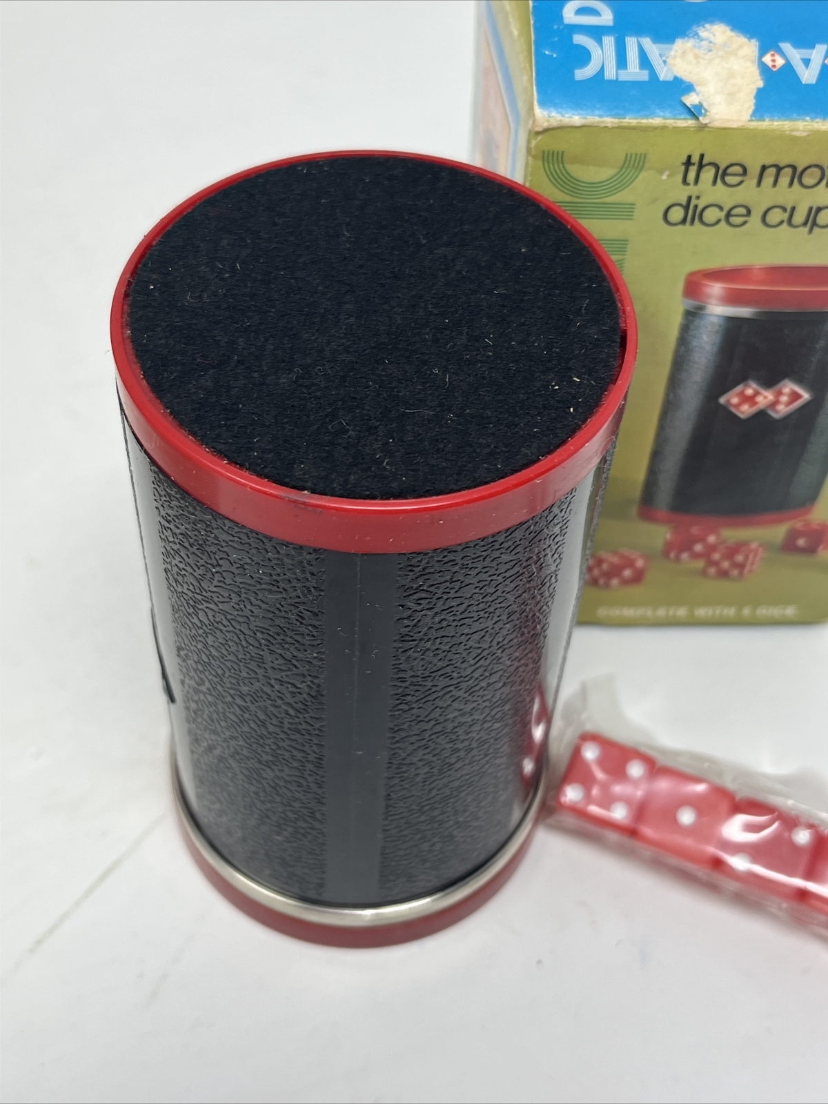 Vintage Dice A Matic NOS Motorized Dice Cup 1973 Poynter Products JAPAN RARE
