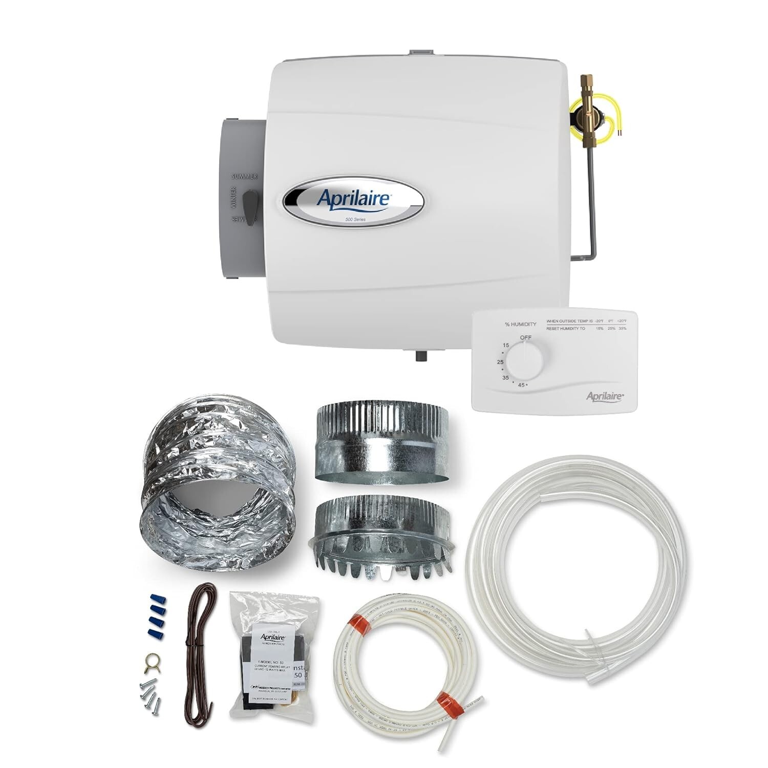 Aprilaire 500M Whole Home Humidifier with Install Kit NEW