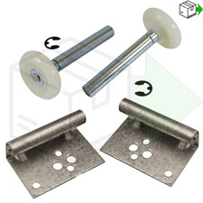 HENDERSON Retractable Door Rollers & Brackets Garage Doors REPAIR KIT Spindles