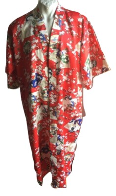   JAPANISCHER DAMEN KIMONO - BLUMENSTIL - ELEGANTER BLAZER/BADEMANTEL  