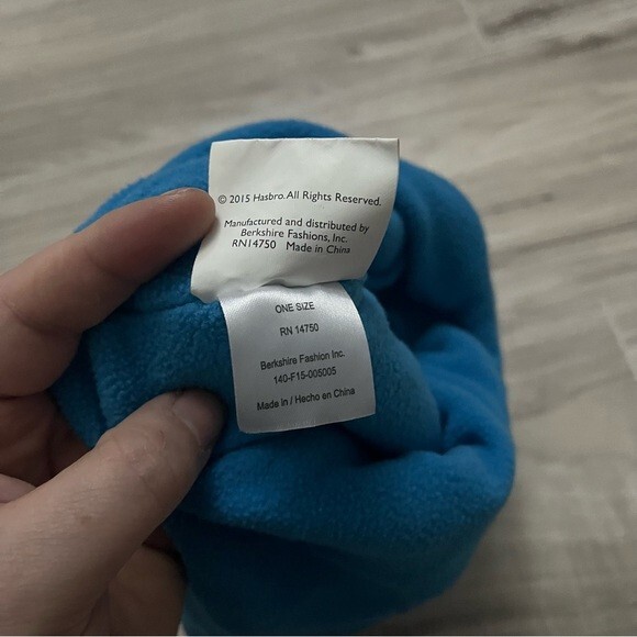 My little pony Rainbow Dash berretto capelli arcobaleno blu chiaro trecce viola