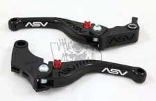 CBR1000RR 2008 to 2025 ASV F3 Lever Set Black Short Brake & Clutch