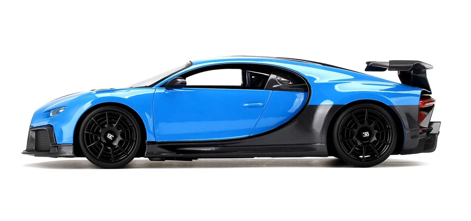 TS0373 BUGATTI CHIRON N16 PUR SPORT 2018 AGILE BLUE BLACK - Immagine 3 di 4