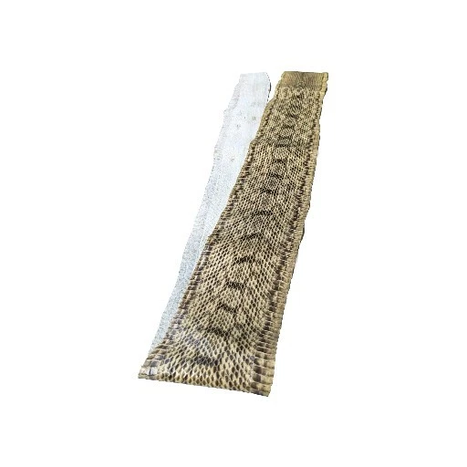 Asia Snake Skin Hide Leather Diamond Snakeskin Craft Supply Patent Cream  - Image 4 of 4