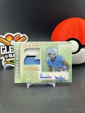 Devontez Walker 2024 Leaf Trinity Goal to Go Auto 3 Color Patch Ravens 1/10 (JM)