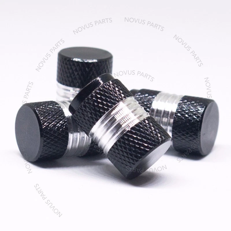 Tapa de válvula de neumático antideslizante para Hyundai Sonata Accent Elantra 4 piezas negra para todos Foto 2 de 4