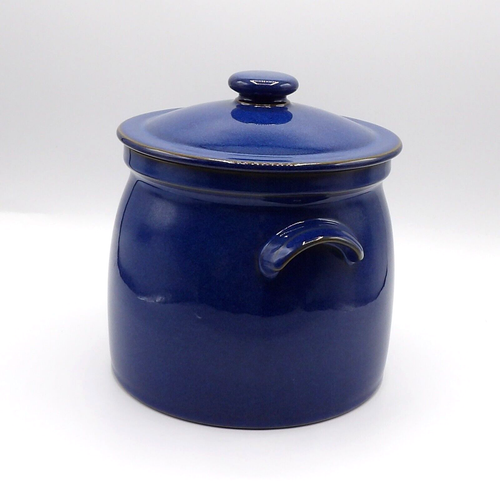 IMPERIAL BLUE BY DENBY-LANGLEY 3 QUART TALL ROUND COVERED CASSEROLE NEW - Picture 6 of 18