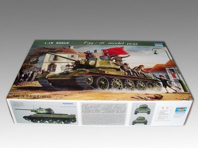 Trumpeter Scale Models 903 1/16 T34/76 Model 1943 Tank Model Kit