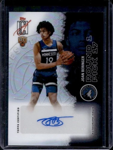 2025 Topps Signature Joan Beringer Base (RAW)