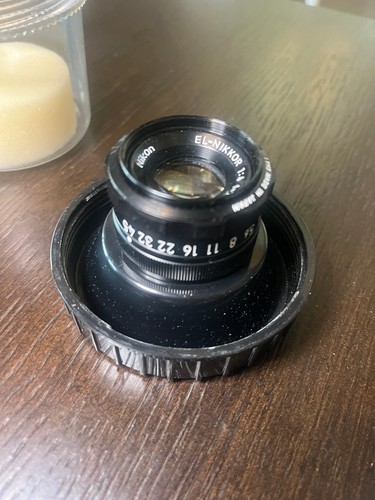 Nikon EL Nikkor 75mm f4 enlarging lens with case MINT!
