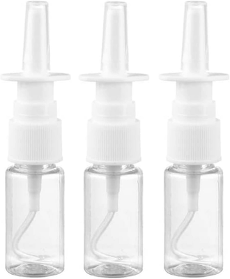 #ad 3Pcs 10ml Empty Nasal Spray Bottle Refillable Mist Saline Essential Oil Use $9.99