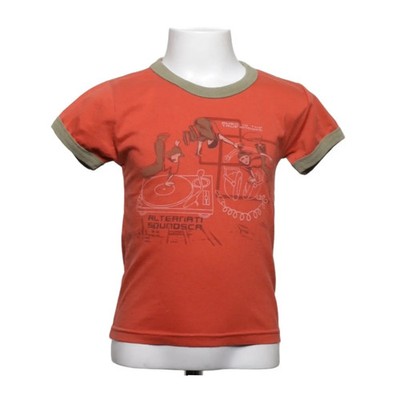 Chi Long, T-shirt, Größe: 98/104, Rot, Baumwolle/Polyester, Print #qCk