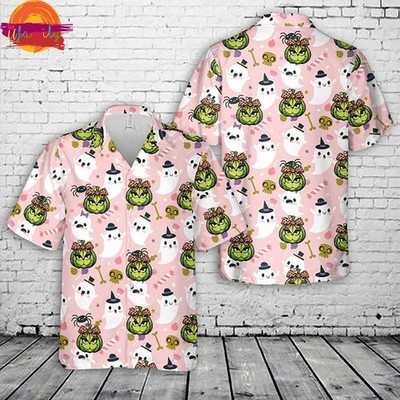 Halloween Grinch Hawaiian Shirt Styl