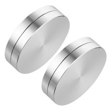 2 Pcs Baking Turntable Rotating Bearing Metal for Cake Decorating