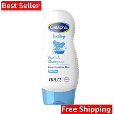 Baby Shampoo and Body Wash with Organic Calendula, Tear Free, Hypoallergenic,...
