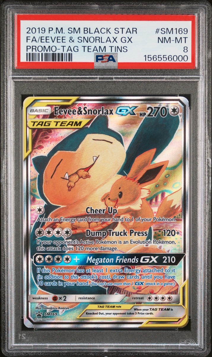 Eevee & Snorlax GX SM169 Sm Holo for sale online | eBay
