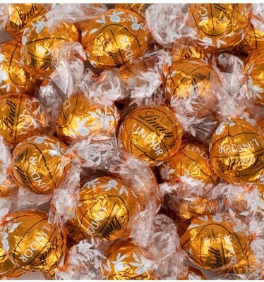 Lindt LINDOR GOLD Milk Chocolate Caramel Flavor Truffles 2 LBS BULK BUY FRESH