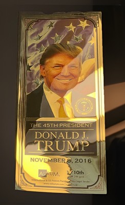 DONALD TRUMP 45° PRESIDENTE 2016 UFFICIALE USA JFK Moneta Mezzo - Foto 5