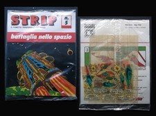 Trasferelli STRIP  vintage da collezione  BATTAGLIA NELLO SPAZIO  - no kalkitos