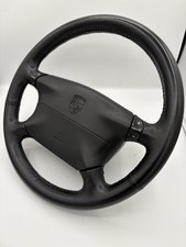 97-05 Oem Porsche Boxster 986 911 996 Triptronic Steering Wheel Leather Black