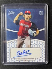 2022 Leaf Perfect Game Cole Schoenwetter Just Gems Platinum Autograph #3/4 Reds!
