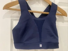 Sweaty Betty All Train High Support Sports Bra NWT Navy 32C