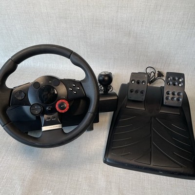 Logitech Driving Force GT E-X5C19 Steering Wheel pedal AC adapter PS3  Untested