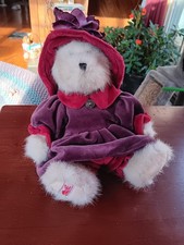 Boyd  s Bear Ms Rouge Chapeau 10  Red Hat Society Pre Owned.  1147
