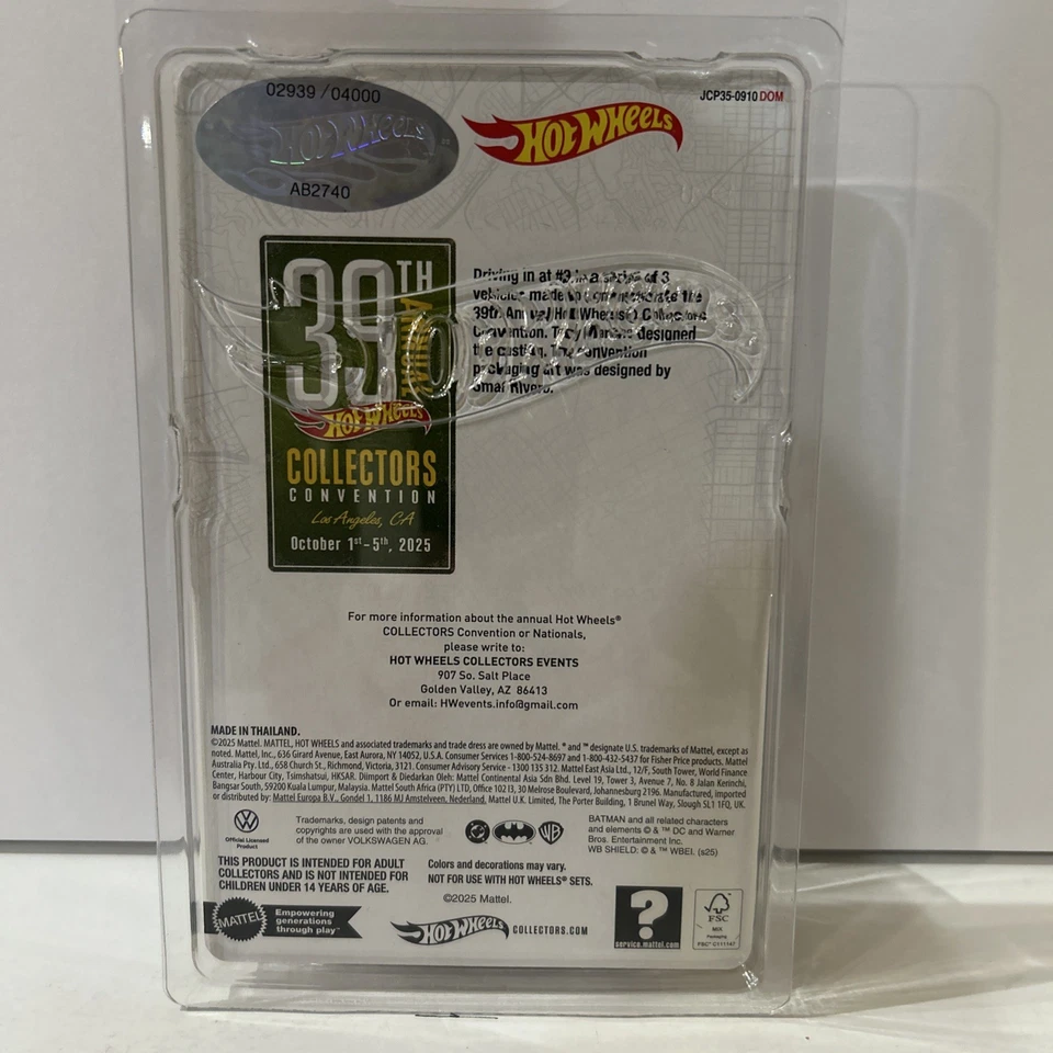 Hotwheels 39th Convention Kool Kombi #2949/4000 Foto 2 de 3
