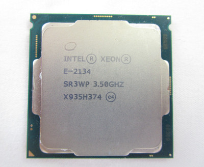 Intel XEON E-2134 SR3WP 3,50GHZ X935H374 e4, Sockel 1151, getestet