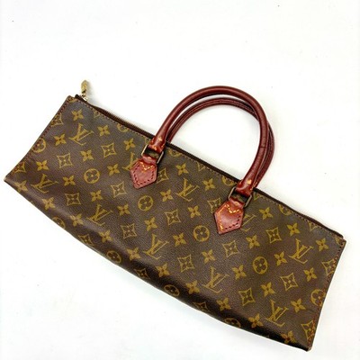 LOUIS VUITTON M51360 Monogram Sac Triangle Handbag Brown Vintage