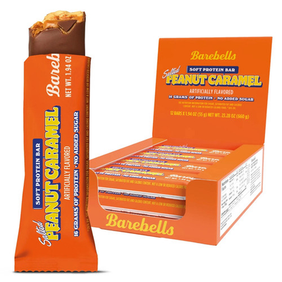 #ad Barebells Soft Protein Bar Salted Peanut Caramel 12 Bars Barebell Bars $20.90