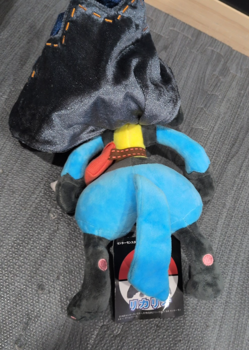 Pokémon Lucario Center Original Halloween Plush Doll for sale